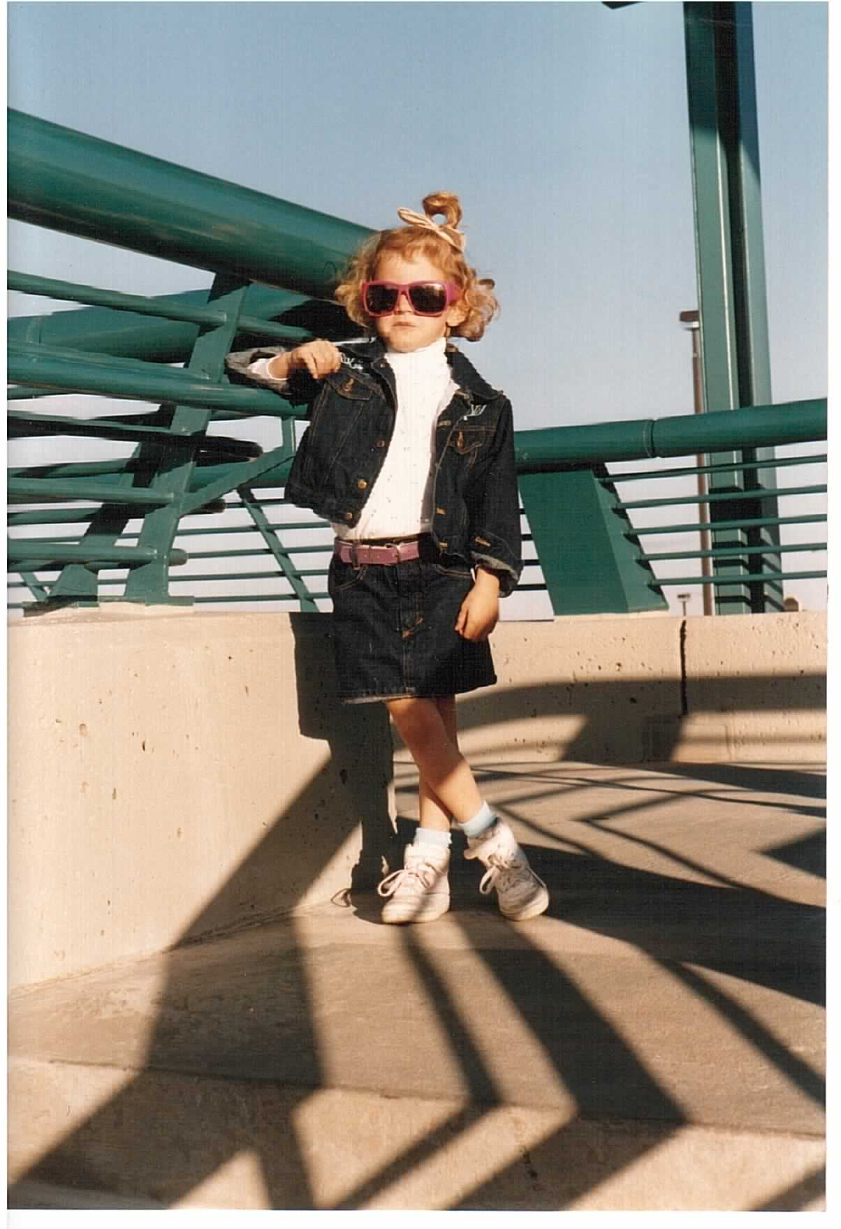 Lindsay Kruit as a child