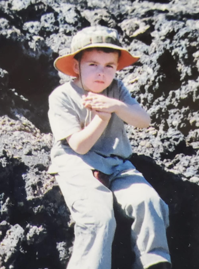 Tudor Lungu as a child