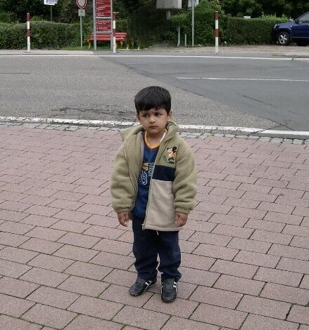 Ammaar Khan as a child