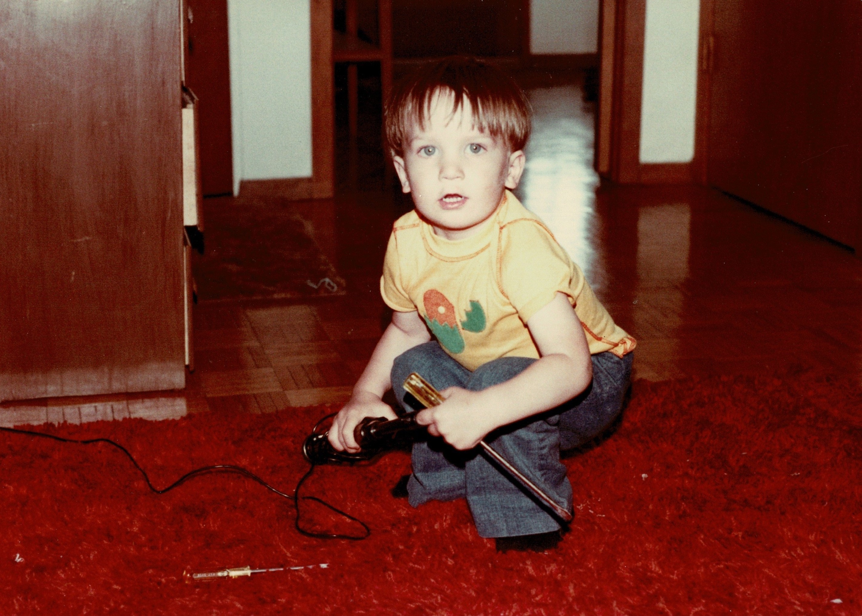 Jeremy Auger as a child