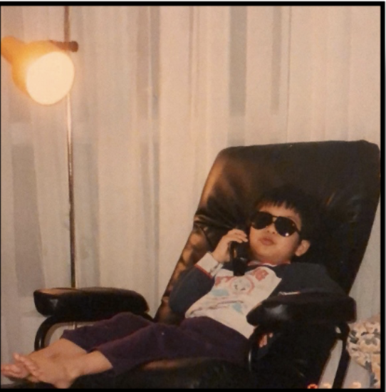 Stephen Szeto as a child