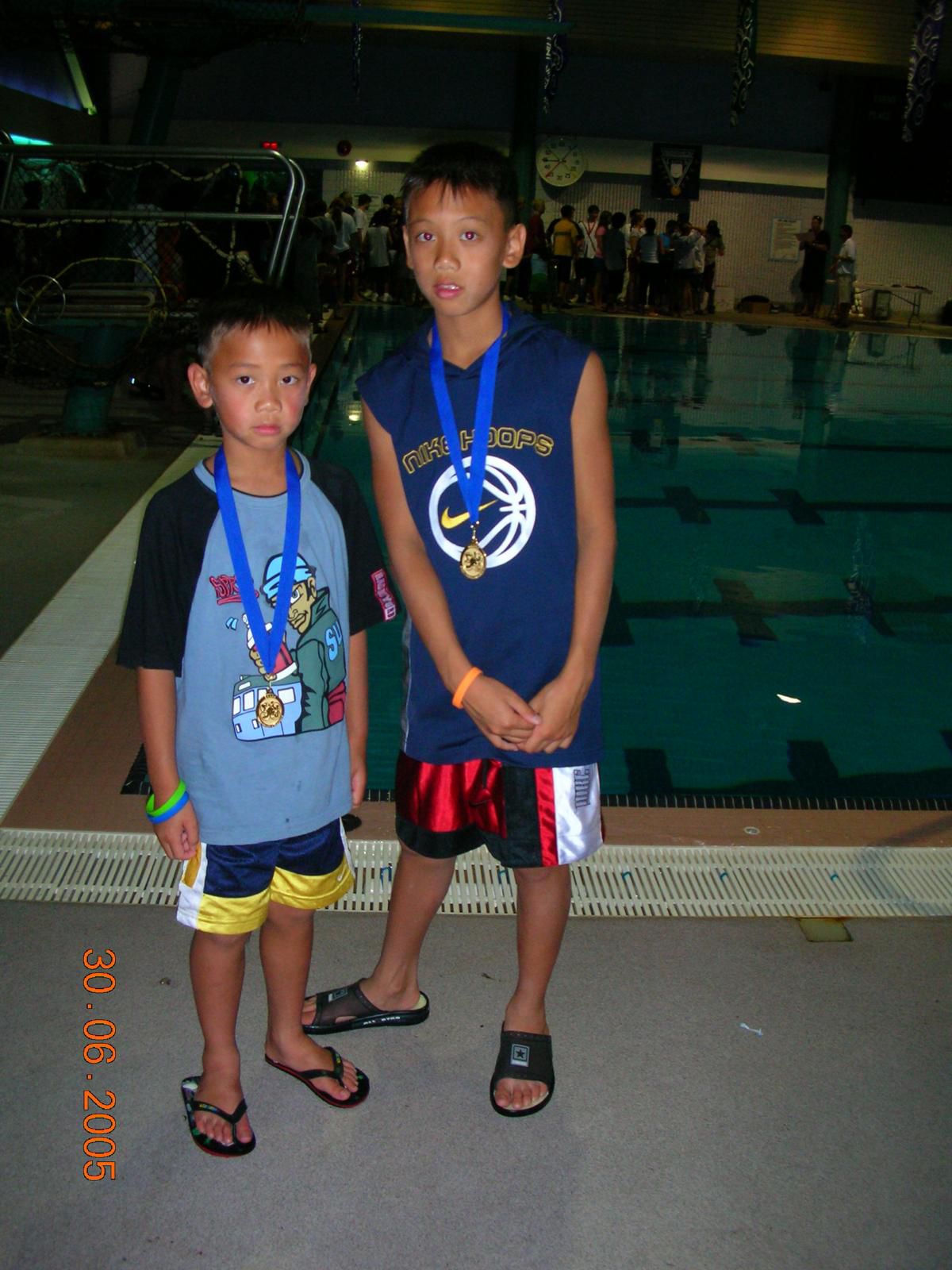 Alex Chieng as a child