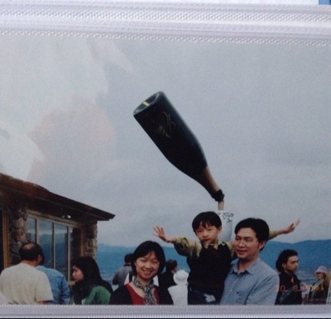Jia Ming Huang as a child