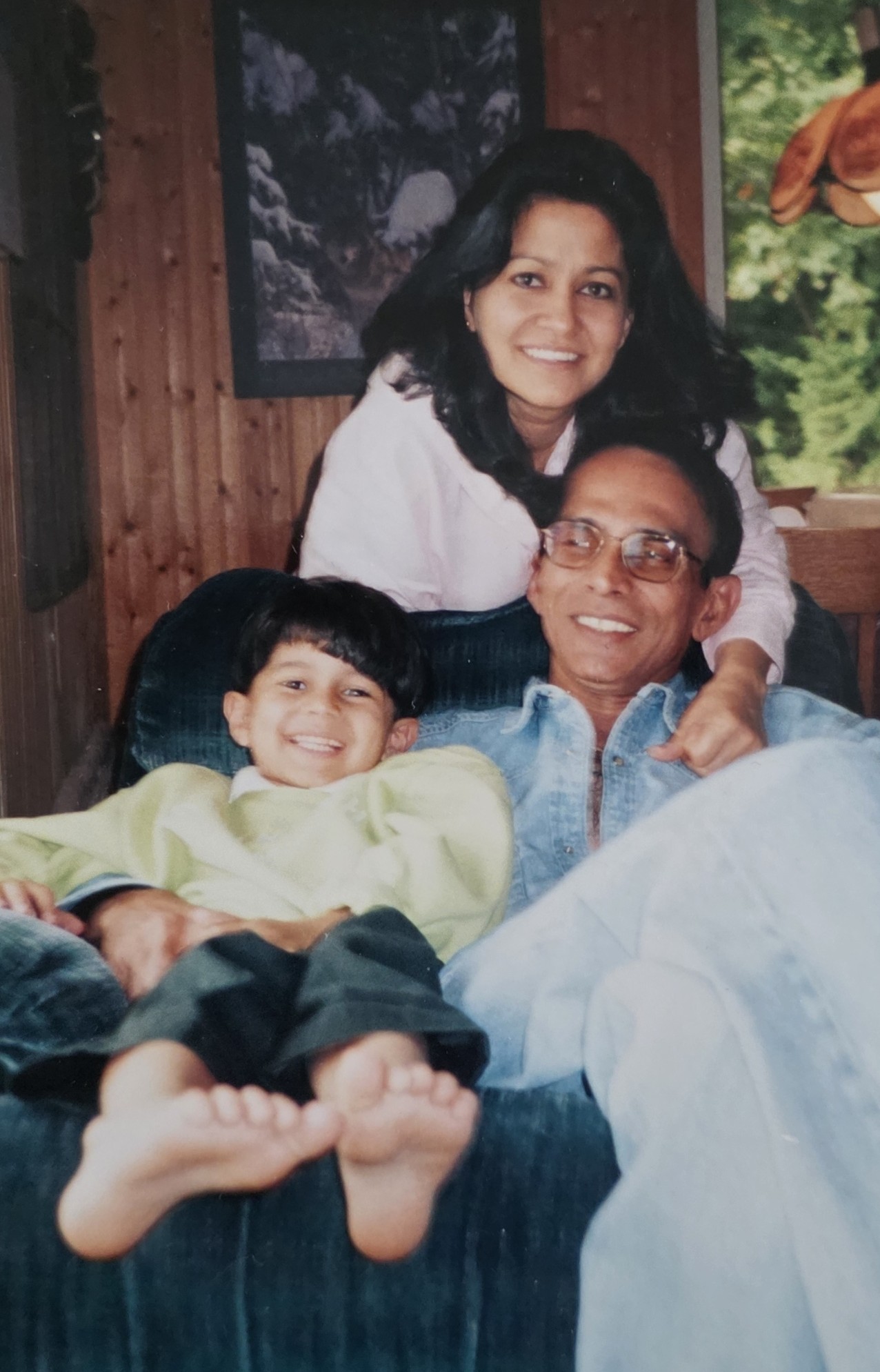 Nomaan Ahmed as a child